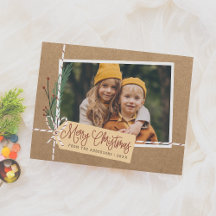 Rustic Gift Paket God jul Helgdag Photo