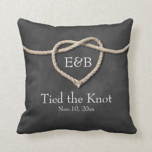 Rustic Gifter sig Bröllop Pillow Kudde
