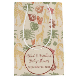 Rustic Giraffe Blommigt