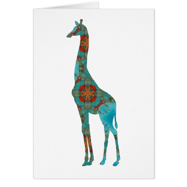 Rustic Giraffe OBS Kort (Framsidan)