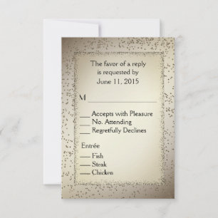 Rustic Glitter OSA w Entree Choices