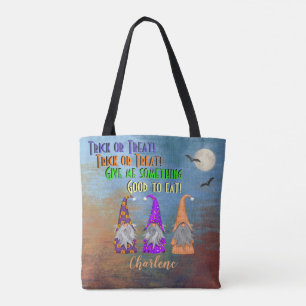 Rustic Gnomes Go Trick eller Treating Tygkasse