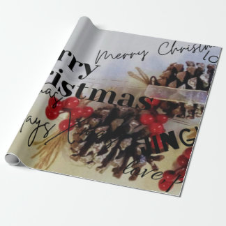 Rustic God jul Gift Presentpapper