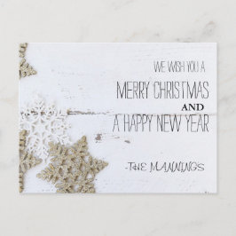 RUSTIC GOD JUL | HELGDAG PHOTO POSTCARD HELG VYKORT