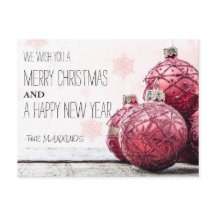 RUSTIC GOD JUL | HELGDAG PHOTO POSTCARD