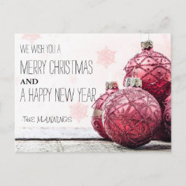 RUSTIC GOD JUL | HELGDAG PHOTO POSTCARD HELG VYKORT