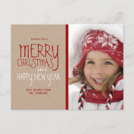 RUSTIC GOD JUL | HELGDAG PHOTO POSTCARD HELG VYKORT