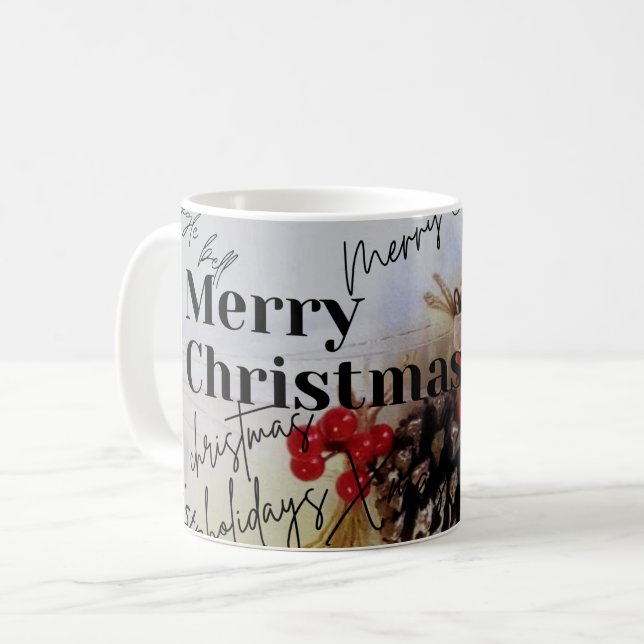 Rustic God jul Kaffemugg (Framsida vänster)