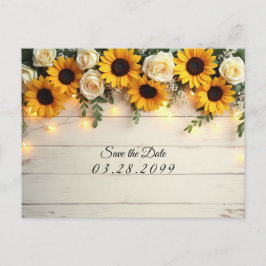 Rustic Golden Hour Gatherings Helg Vykort