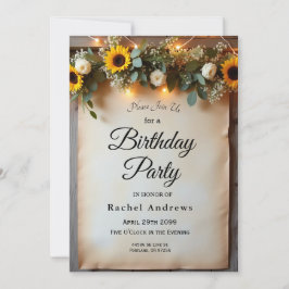 Rustic Golden Hour Gatherings Inbjudningar