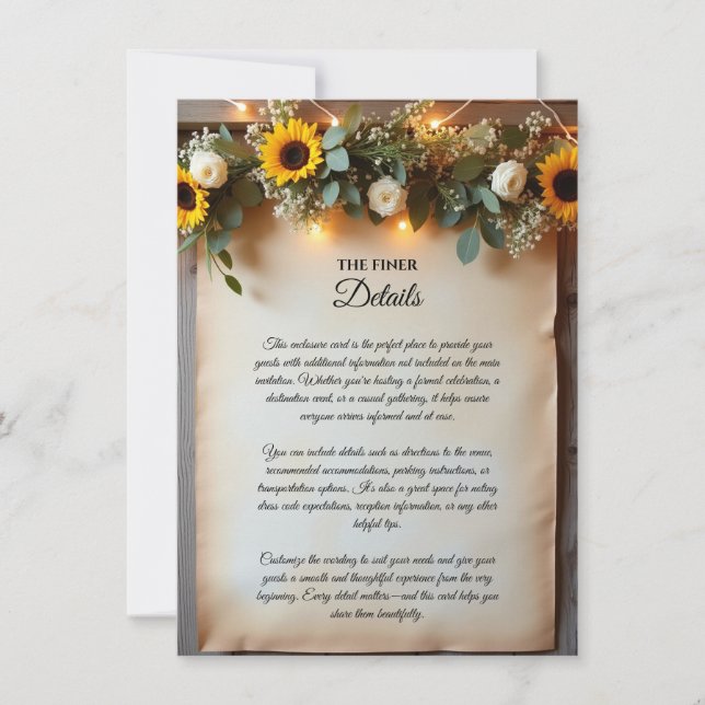 Rustic Golden Hour Gatherings Inbjudningar (Framsida)