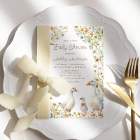 Rustic Goose Family Baby Shower