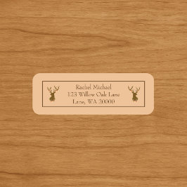 Rustic Grace Returadress Etikett