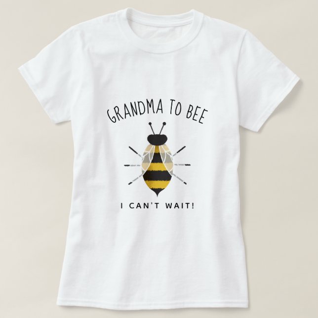 Rustic Grandma to Bee Shirt T (Design framsida)