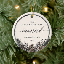 Rustic Gräs-andedräkten Första jultomten Gift