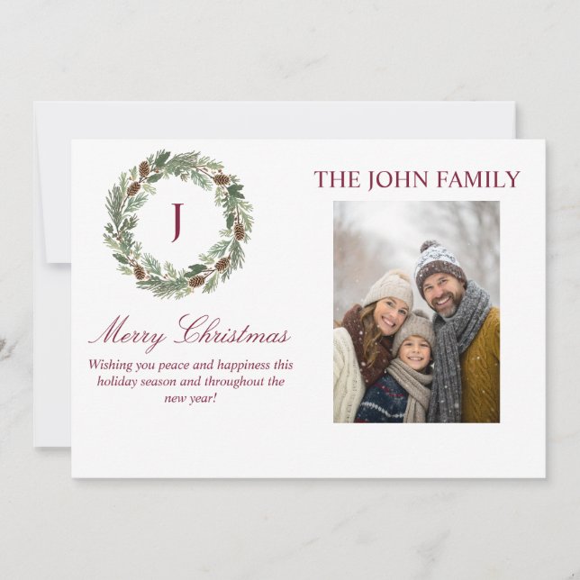 Rustic Gräs-andejul Inbjudningar (Framsida)