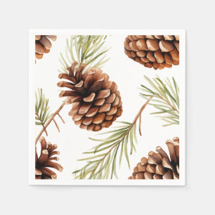 Rustic Gräs Cone Pappersservett