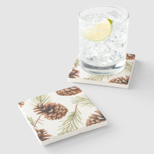Rustic Gräs Cone Stenunderlägg