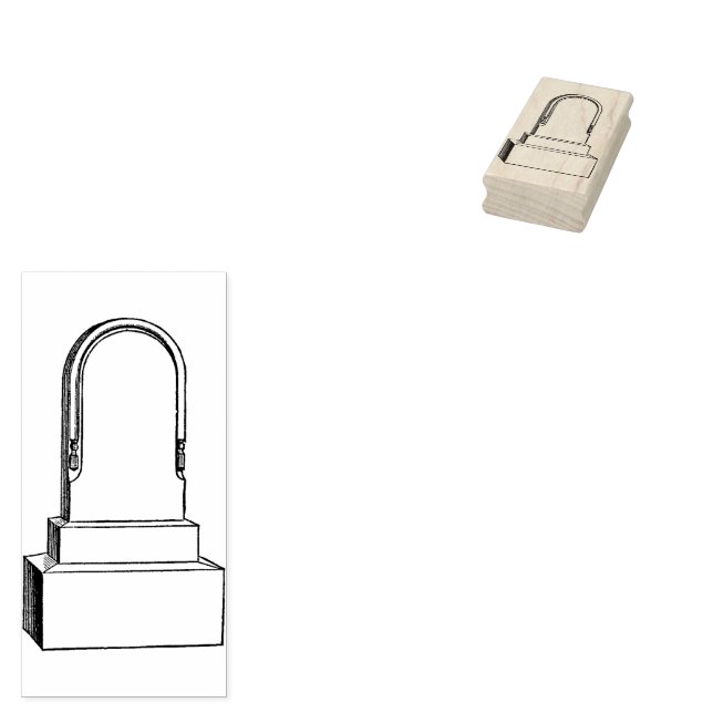 Rustic Gravestone Headstone Vintage Rubber Frimärk Stämpel (Stämplad)