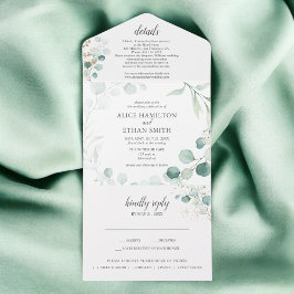 Rustic Greenery Eucalyptus Summer Bröllop