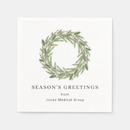 Rustic Greenery Gräs Wandan Business Helgdag Pappersservett