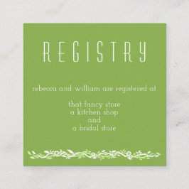 Rustic Greenery | Information om VIN-registret i B Tilläggskort