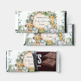 Rustic Greenery Jungle Safari Animals Baby Shower