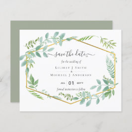 Rustic Greenery on Driftwood Budget Bröllop