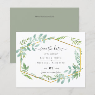 Rustic Greenery on Driftwood Budget Bröllop