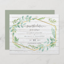 Rustic Greenery on Driftwood Budget Bröllop
