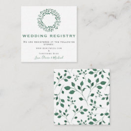Rustic Greenery Wandan | Bröllop-registerpost Tilläggskort