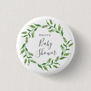 Rustic Greenery WandeBaby Shower Knapp