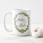 Rustic Greenery Wandeberries Budens mamma Kaffemugg<br><div class="desc">En rustik vattenfärgsutandning med plommonbär av blek - Budens mamma i ornat kalligrafi-skript.</div>