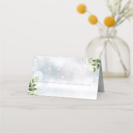 Rustic Greenery Winter Wedding Placeringskort