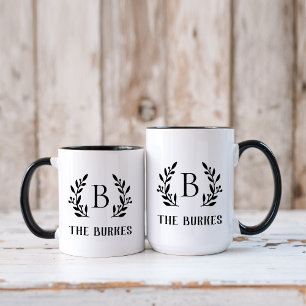 Rustic Gren Family Monogram Mugg