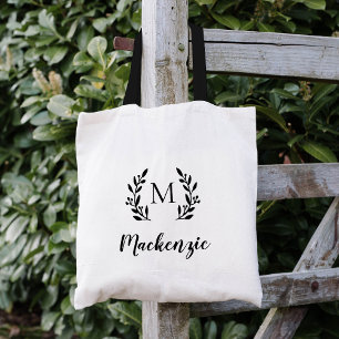 Rustic Gren Monogram Tygkasse