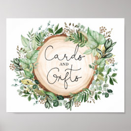 Rustic Grey Cards Gifts Bröllop Möhippa Poster