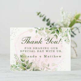 Rustic Grey Rosa Bröllop - tack vare dina kort