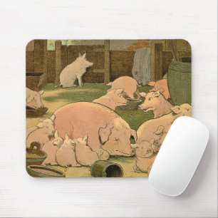 Rustic Grisar och Piglets på gården Musmatta