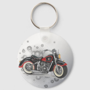 Rustic grunge Motorcyle Biker Bröllop Nyckelring