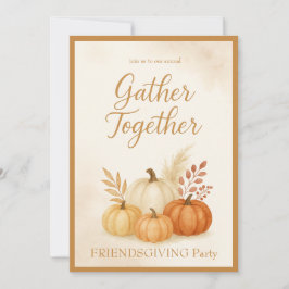 Rustic Gtern Together Friendsgiving Pumpkins