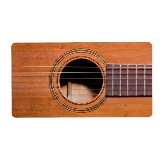 Rustic guitar fraktsedel (Framsidan)