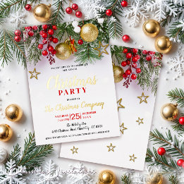 Rustic Guld Baubles & Guld Stars jul Party