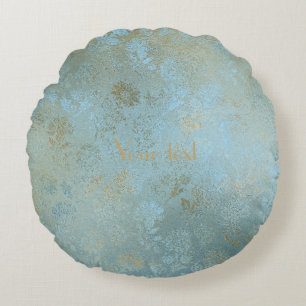 Rustic guld,golden,grunge guld wall,blommigtar,v rund kudde