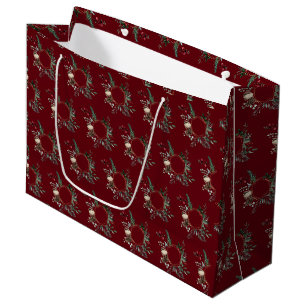Rustic Guld Ram Berry Pinecone God jul