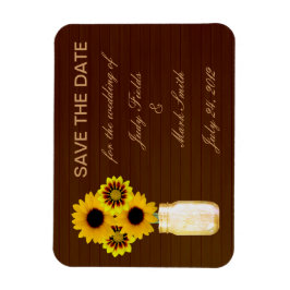 Rustic Gult Mason Burk Spara datum magneter