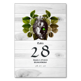 Rustic Halloween Bröllop Bordsnummer