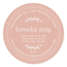 Rustic Handmade Lavender Soap Dusty Rosa