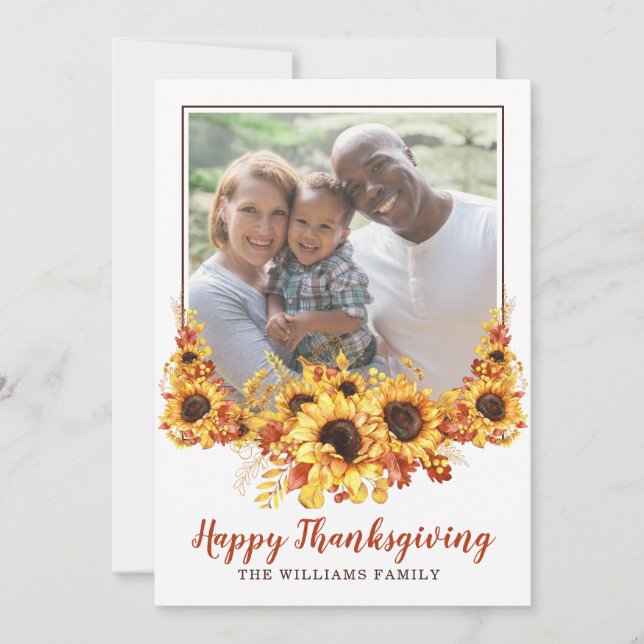 Rustic Happy thanksgiving Photo (Framsida)