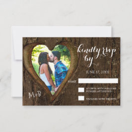 Rustic Heart med din Photo OSA kort